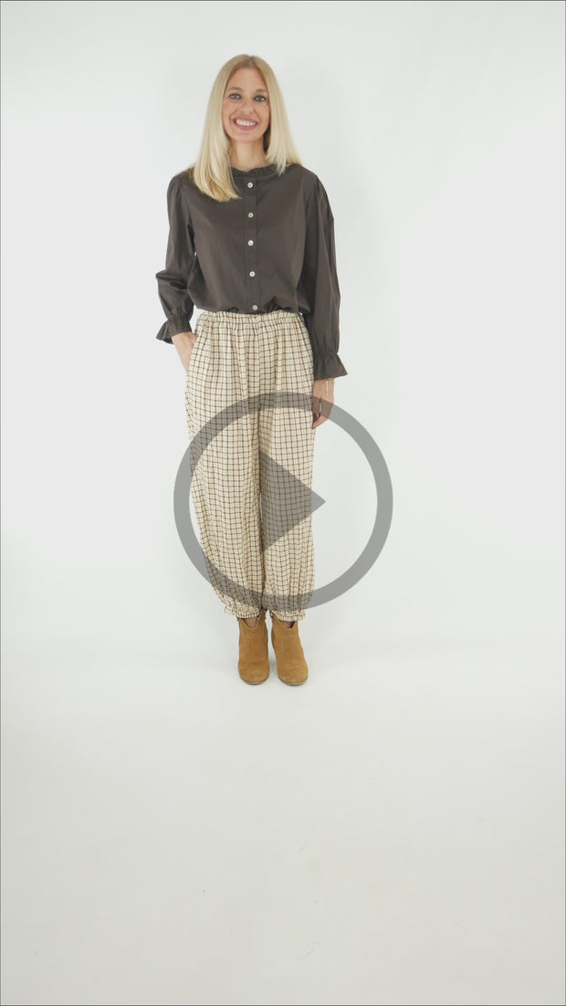 Pantalón Balloon Cuadros